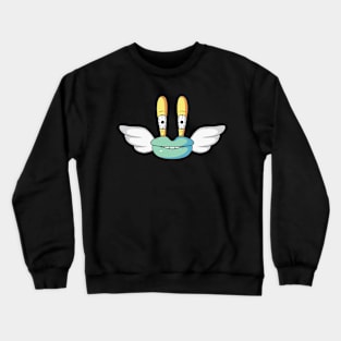 lips with wings Crewneck Sweatshirt